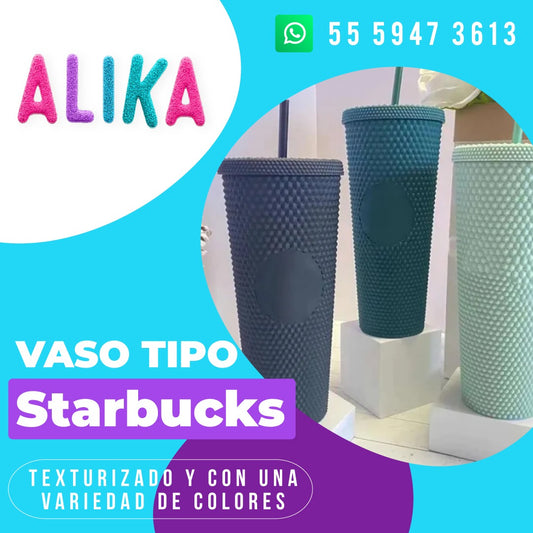 Trio Vaso tipo Starbucks