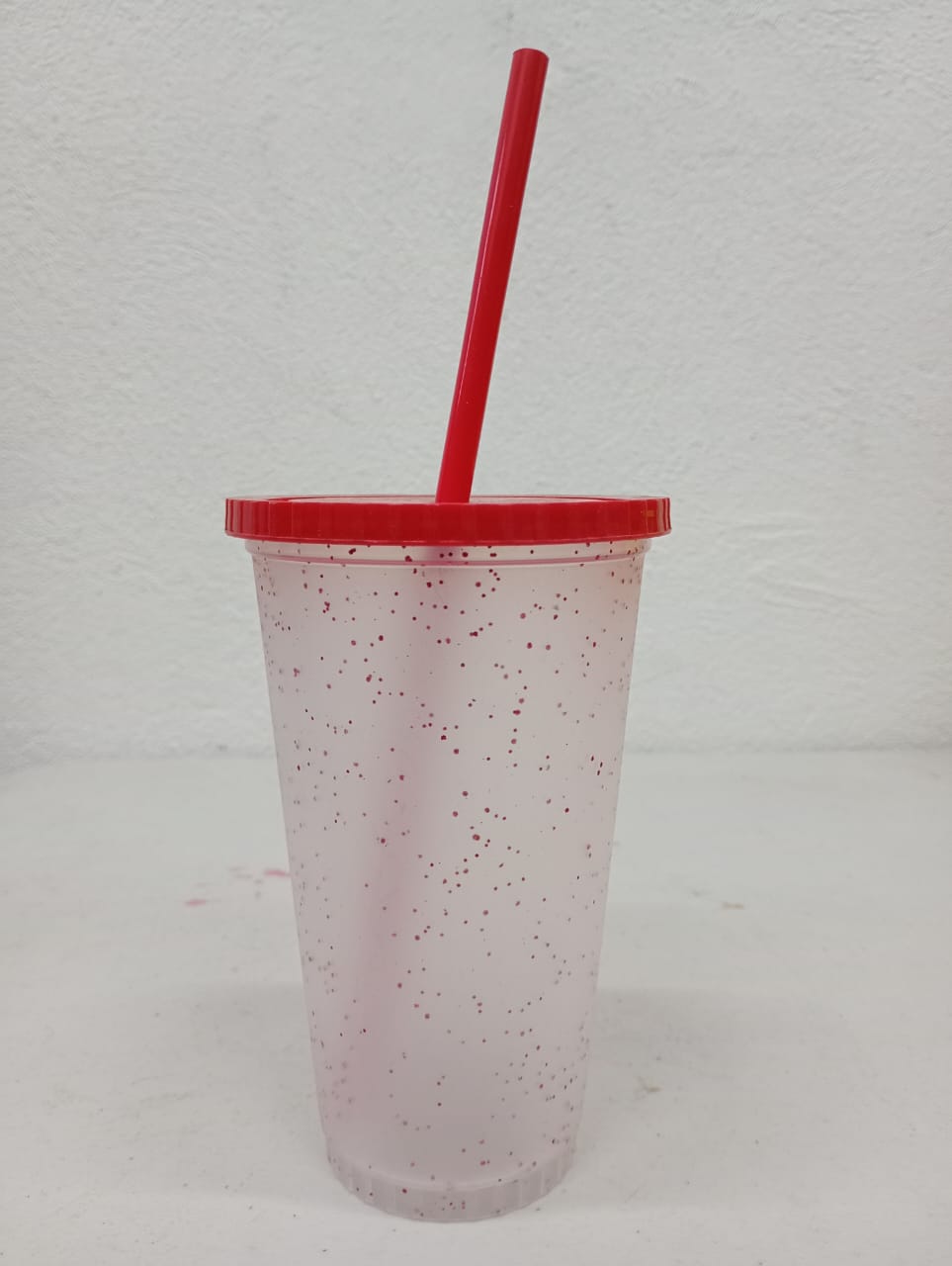VASO CUADRADO GLITTER